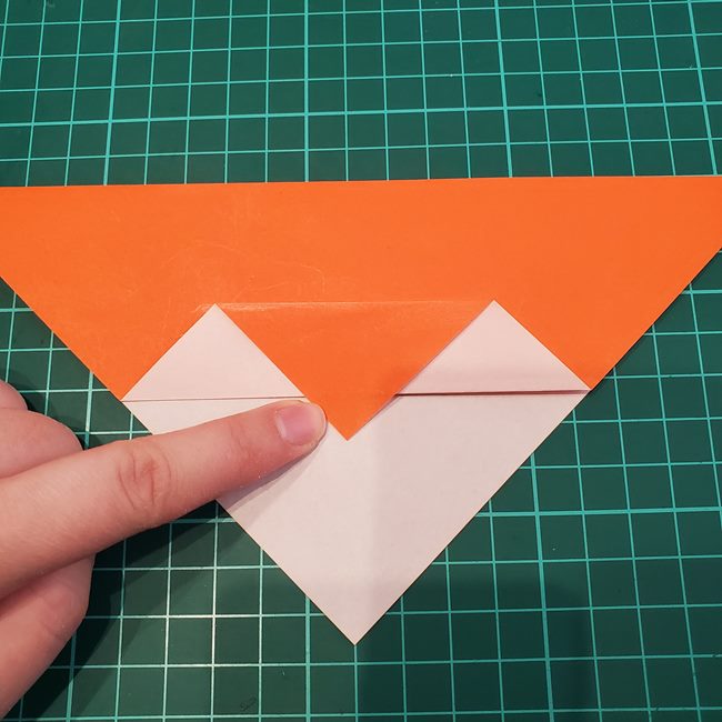 ペンギンの折り紙 簡単に3歳児で年少幼児も作れる折り方作り方(5)