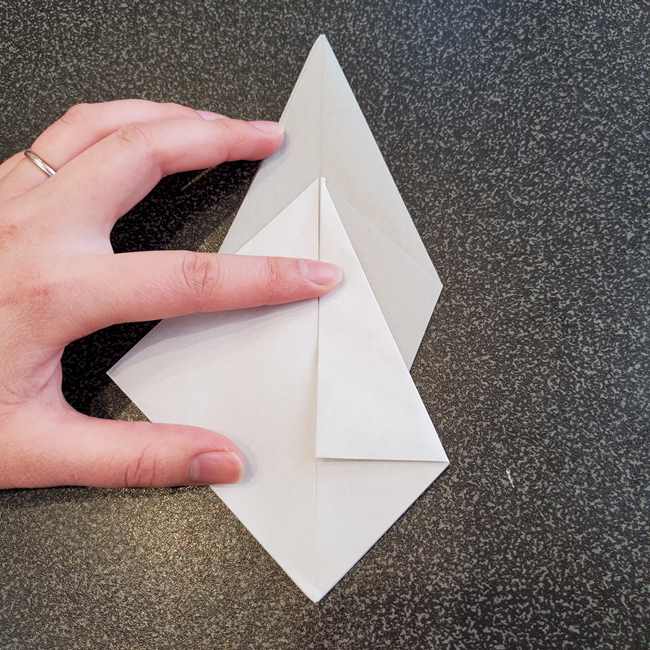 折り紙で作るカラス 難しいけどリアルな折り方作り方②全体(2)