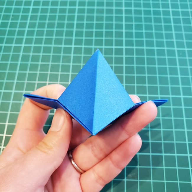 折り紙 パクパクカラスの折り方作り方(19)