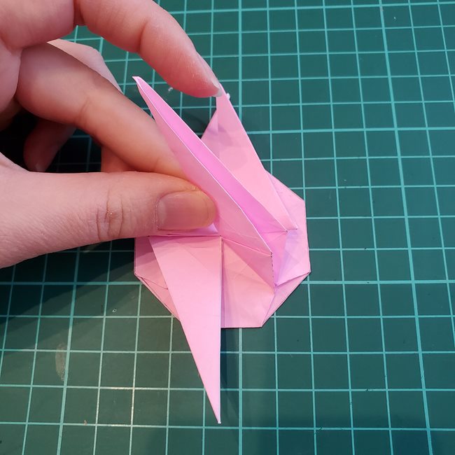 カービィの折り紙 難しい作り方折り方③からだ(18)