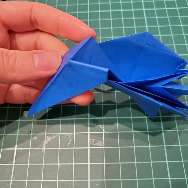 折り紙のペンギン 立体的な作り方折り方③完成(11)