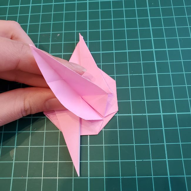 カービィの折り紙 難しい作り方折り方③からだ(19)