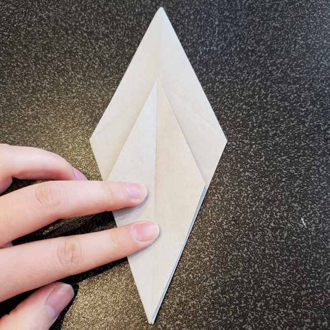 折り紙で作るカラス 難しいけどリアルな折り方作り方②全体(26)