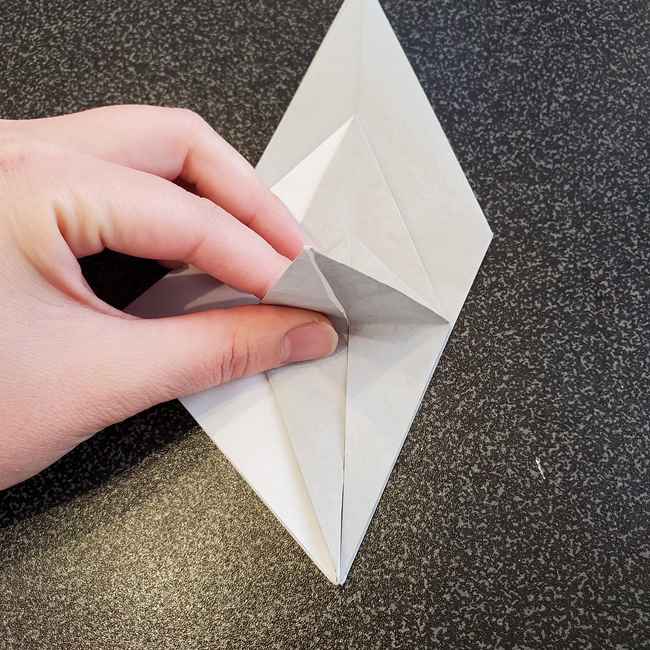 折り紙で作るカラス 難しいけどリアルな折り方作り方②全体(20)
