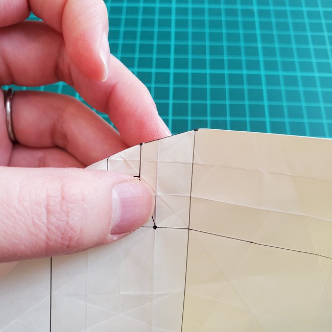 薔薇鶴の折り方作り方②基本の形(18)