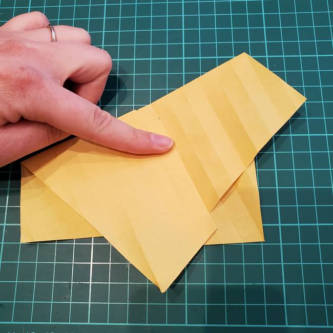 薔薇の折り紙 立体で難しい折り方作り方②基本の形(7)