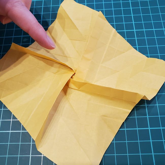 薔薇の折り紙 立体で難しい折り方作り方③巻き方(2)