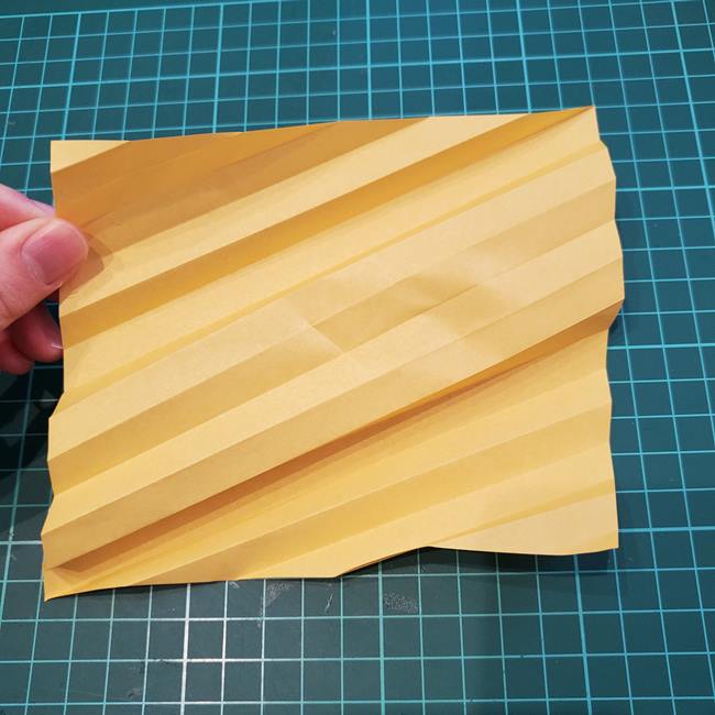 薔薇の折り紙 立体で難しい折り方作り方①折り筋(13)