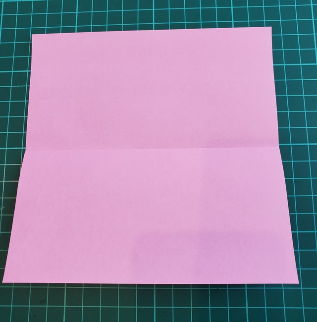 バラを折り紙3枚で立体的に作る折り方作り方①花びら1(3)