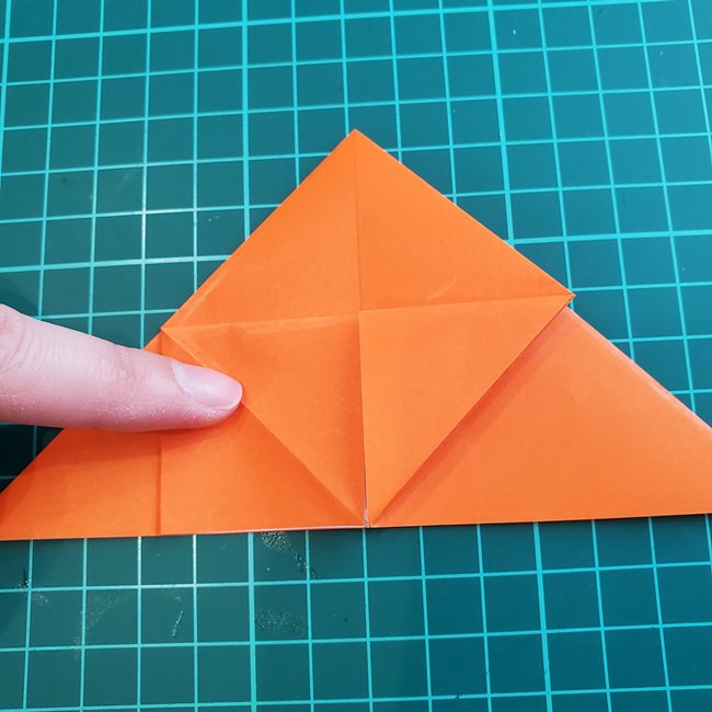 折り紙 ローズの折り方（簡単・立体的）②バラの形(5)