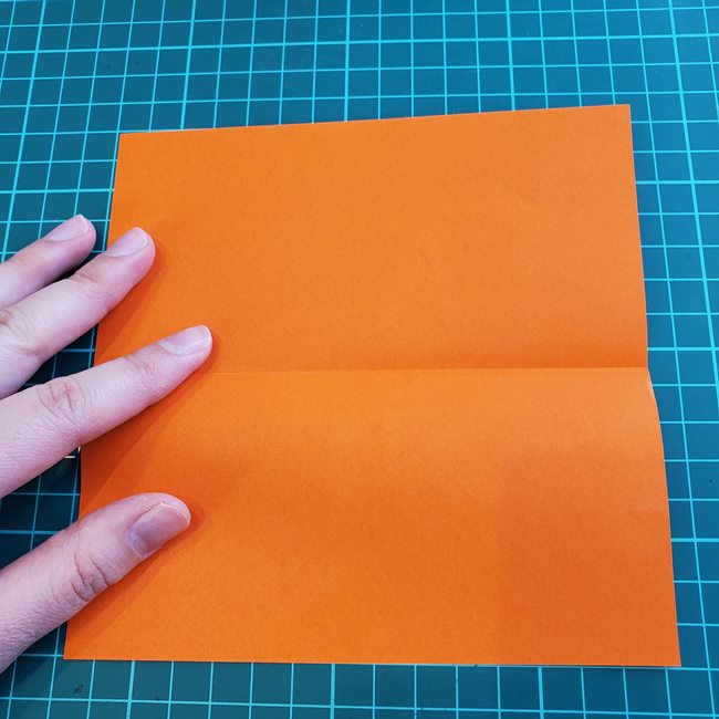 折り紙 ローズの折り方（簡単・立体的）①折り筋(3)