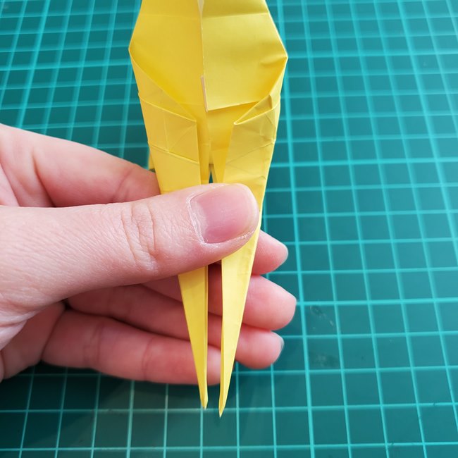 薔薇鶴の折り方作り方③鶴の形(11)