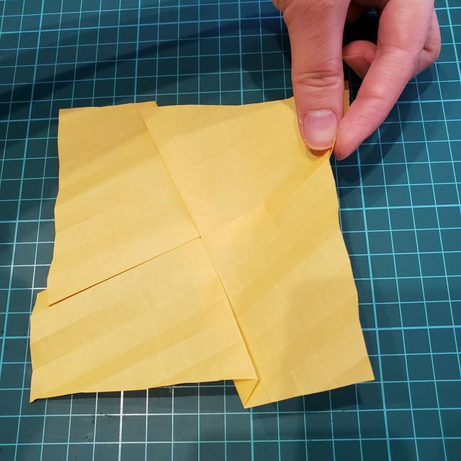 薔薇の折り紙 立体で難しい折り方作り方②基本の形(11)