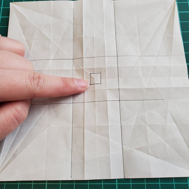 薔薇鶴の折り方作り方②基本の形(15)