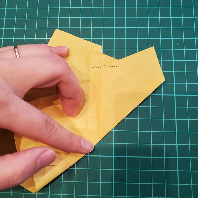 薔薇の折り紙 立体で難しい折り方作り方②基本の形(13)