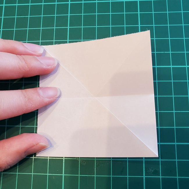折り紙 バラのつぼみの折り方作り方①基本(7)