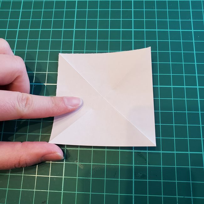 折り紙 バラのつぼみの折り方作り方①基本(5)