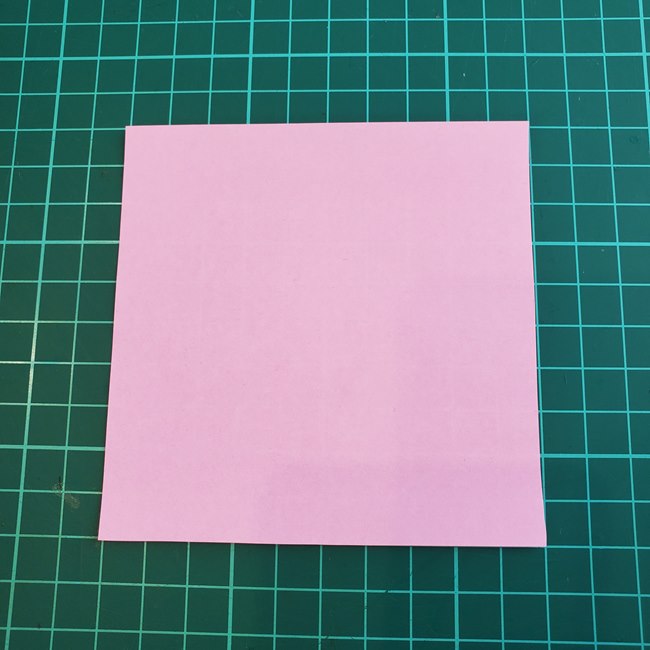 バラを折り紙3枚で立体的に作る折り方作り方②花びら2(1)