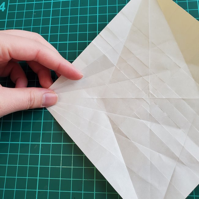 薔薇鶴の折り方作り方②基本の形(7)