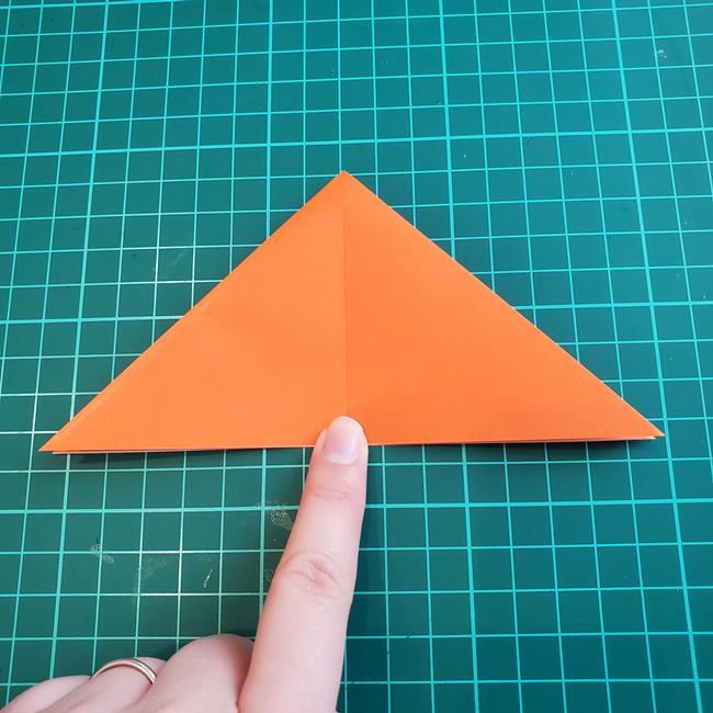 折り紙 ローズの折り方（簡単・立体的）①折り筋(10)
