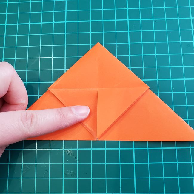 折り紙 ローズの折り方（簡単・立体的）②バラの形(3)