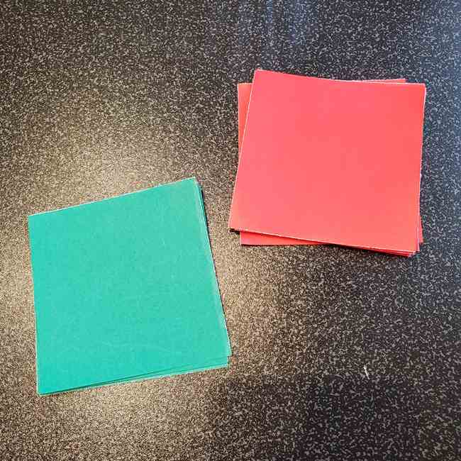折り紙の薔薇リースの作り方｜用意するもの1