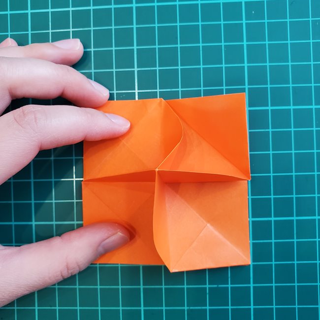 折り紙 ローズの折り方（簡単・立体的）②バラの形(19)