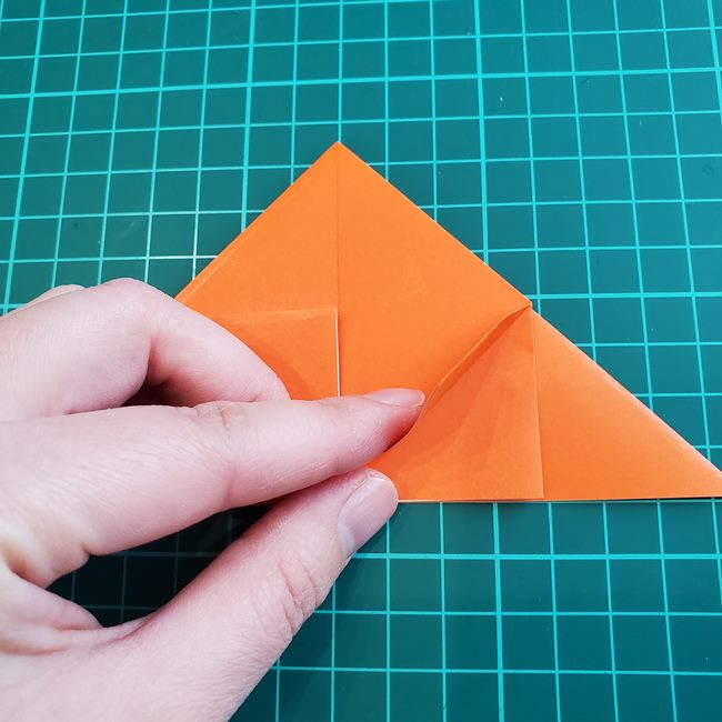 折り紙 ローズの折り方（簡単・立体的）②バラの形(7)