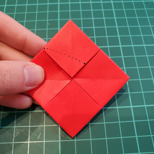 折り紙のメダル バラ（薔薇）の折り方作り方(11)
