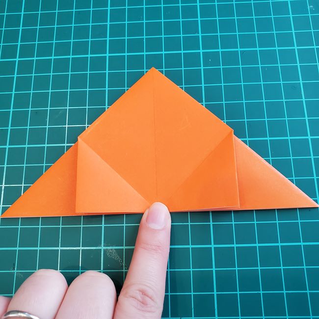 折り紙 ローズの折り方（簡単・立体的）②バラの形(8)