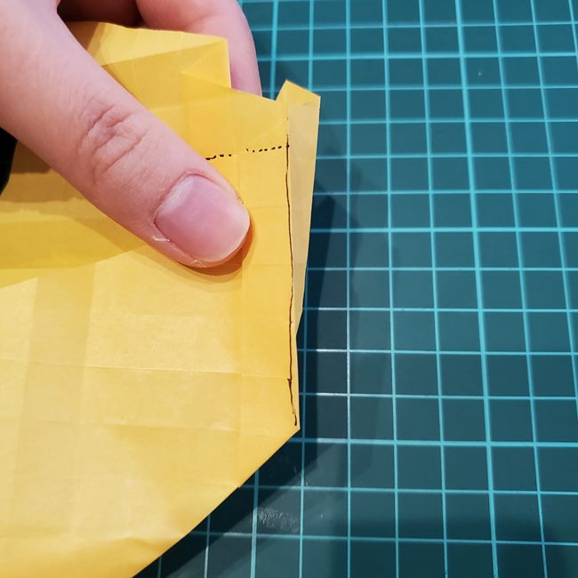 薔薇の折り紙 立体で難しい折り方作り方②基本の形(15)