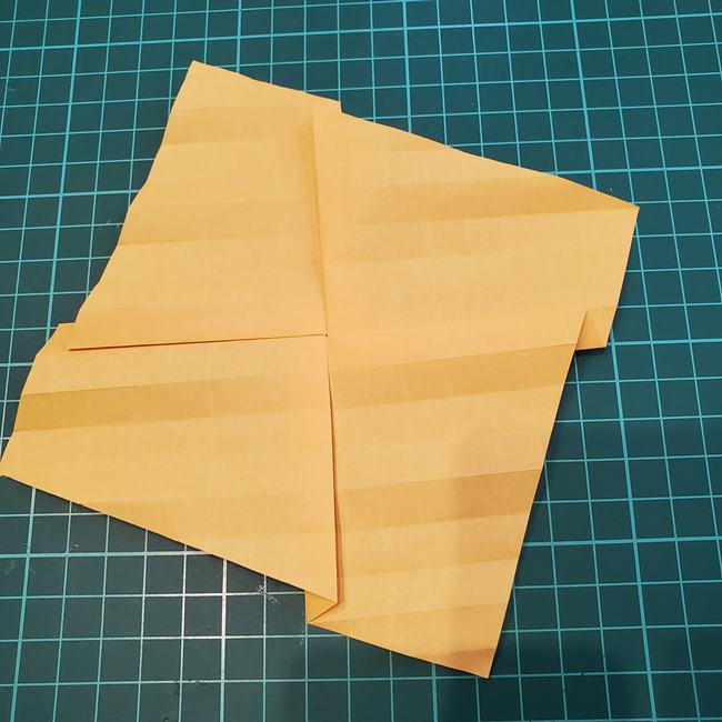 薔薇の折り紙 立体で難しい折り方作り方②基本の形(10)