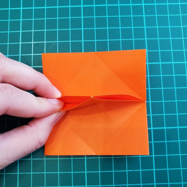折り紙 ローズの折り方（簡単・立体的）②バラの形(16)