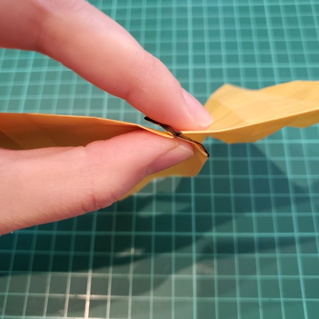 薔薇の折り紙 立体で難しい折り方作り方②基本の形(6)