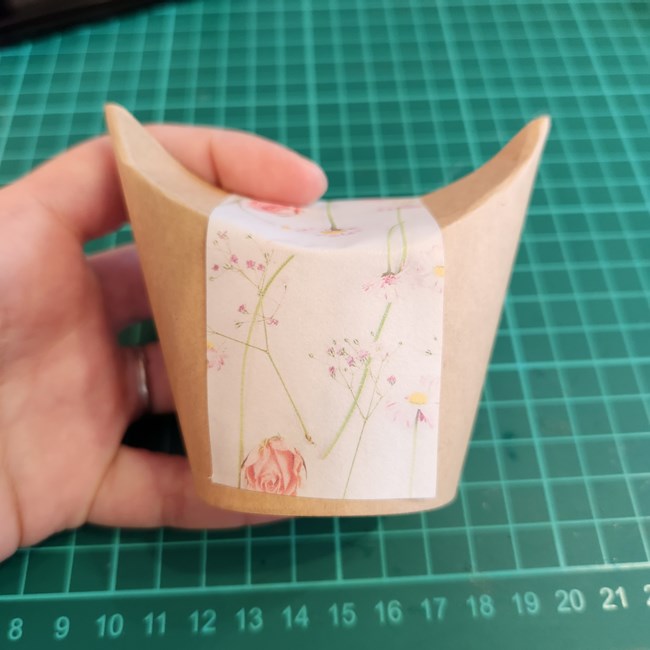 紙コップ工作 小物入れ（プレゼントボックス）の製作方法②パターン2(9)