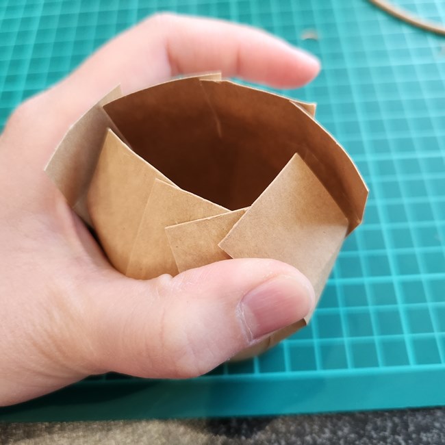 紙コップ工作 ケーキの作り方(4)