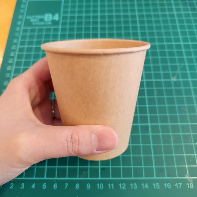 紙コップ工作 小物入れ（プレゼントボックス）の製作方法②パターン2(1)