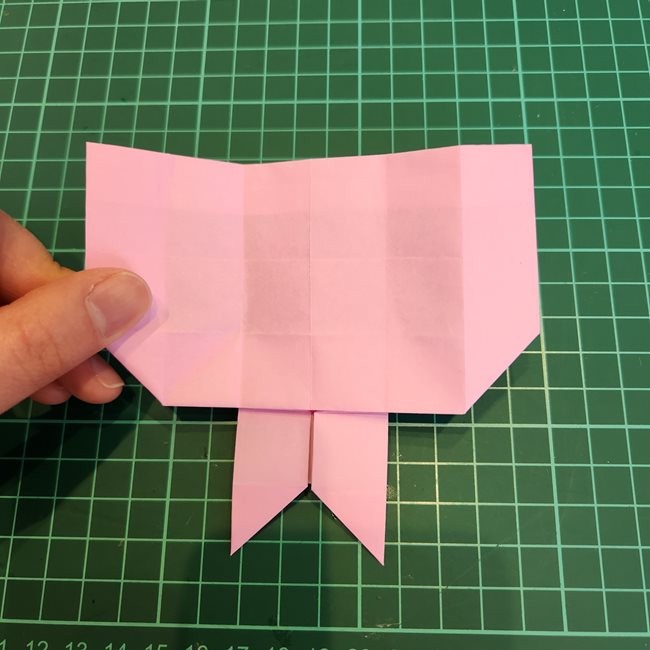 コッシーの折り紙の折り方作り方②椅子の形(18)