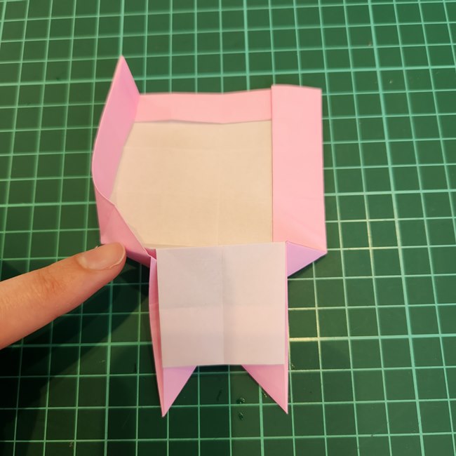 コッシーの折り紙の折り方作り方②椅子の形(17)
