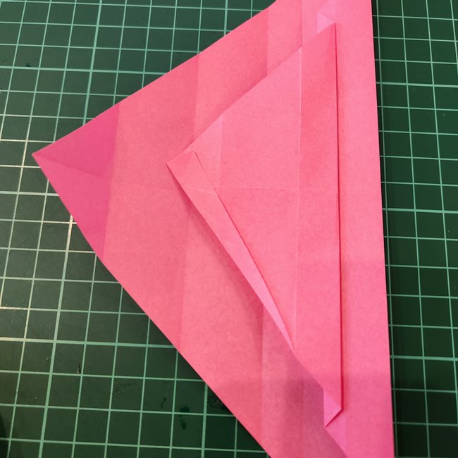 ポケモンZリング(ゼットリング)の折り紙の折り方作り方①リング前半(20)