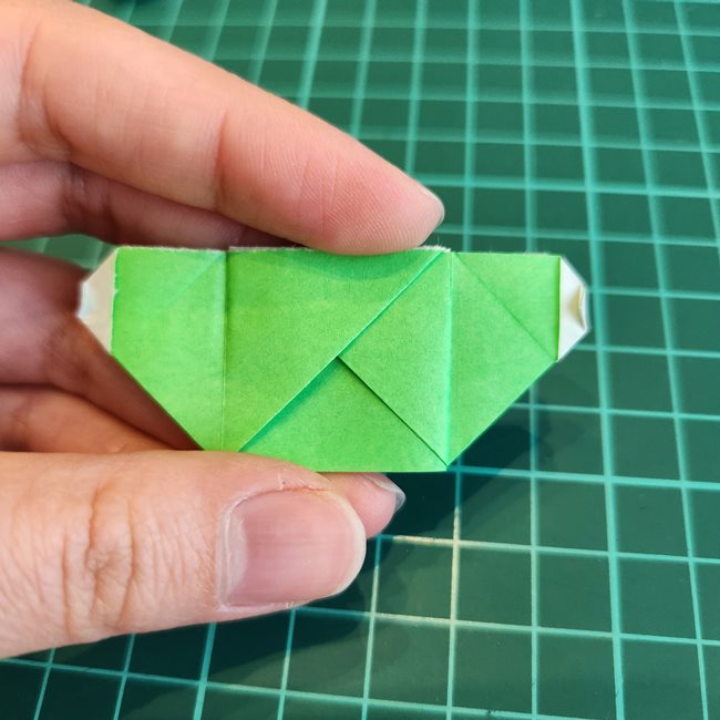 折り紙でミッフィーの指人形｜作り方折り方②体(18)