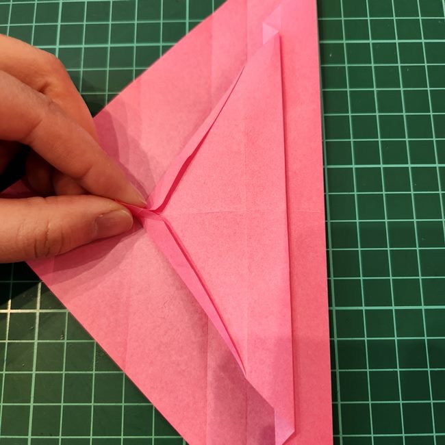 ポケモンZリング(ゼットリング)の折り紙の折り方作り方①リング前半(22)