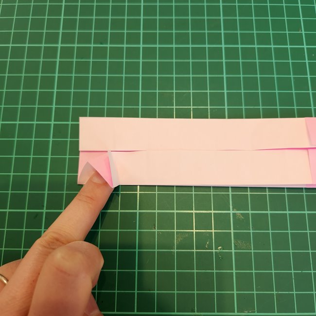 コッシーの折り紙の折り方作り方①折り筋(14)