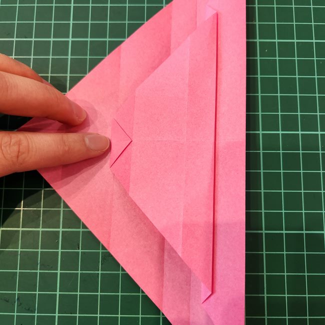 ポケモンZリング(ゼットリング)の折り紙の折り方作り方①リング前半(18)