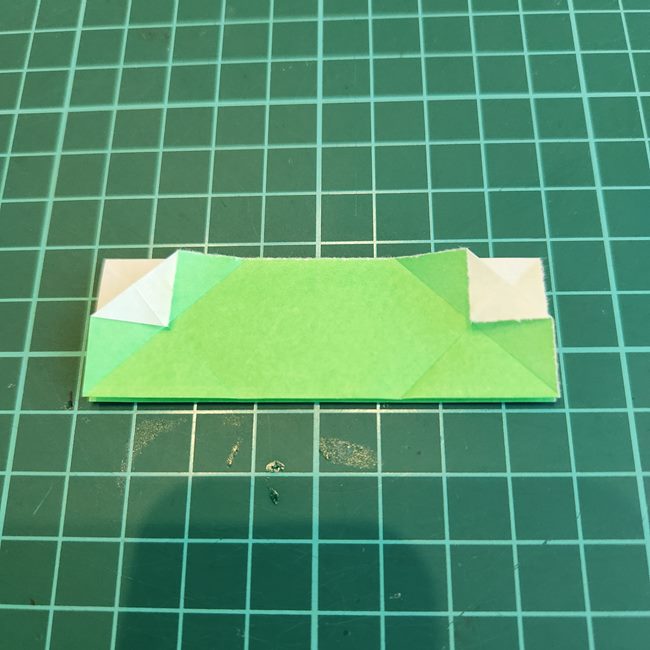 折り紙でミッフィーの指人形｜作り方折り方②体(10)