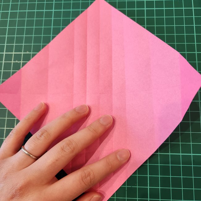 ポケモンZリング(ゼットリング)の折り紙の折り方作り方①リング前半(13)