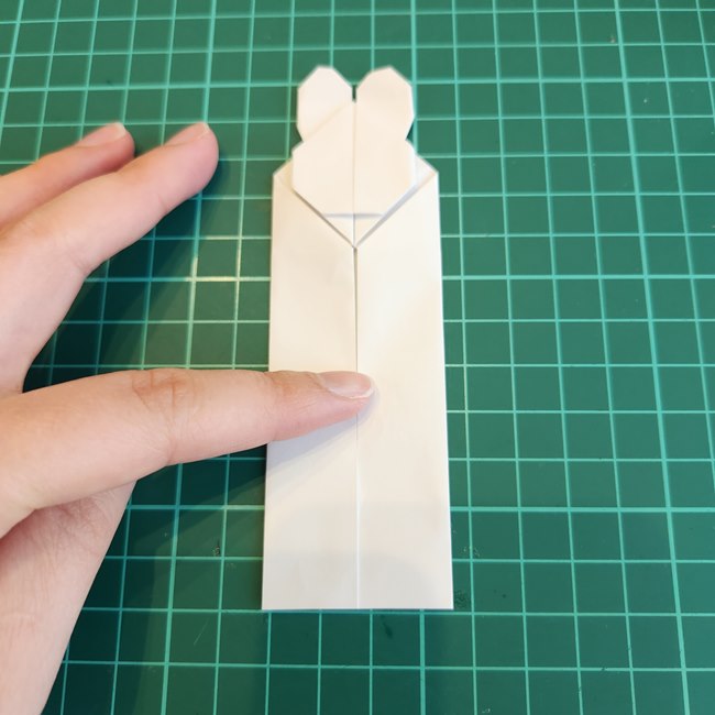 ミッフィーの折り紙 ぴょんぴょん飛ぶ折り方作り方②体(1)