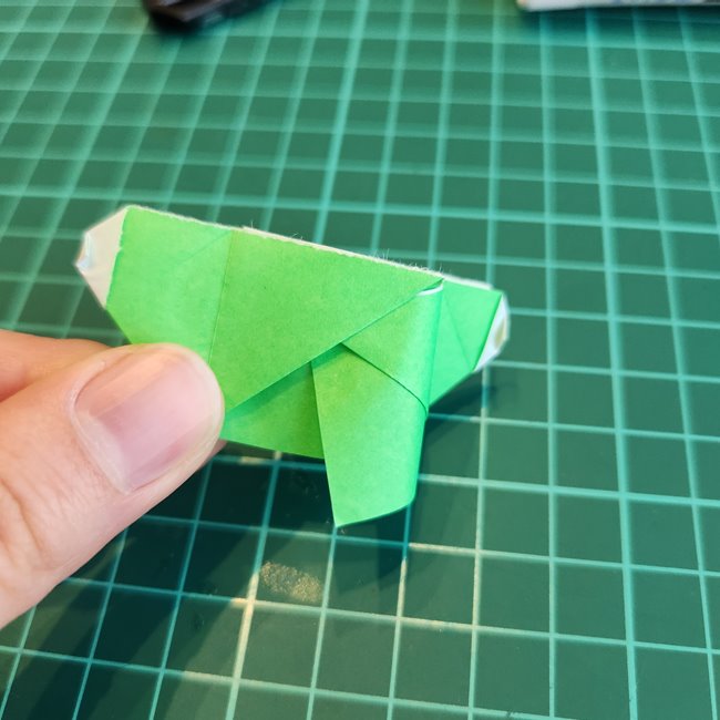 折り紙でミッフィーの指人形｜作り方折り方②体(17)