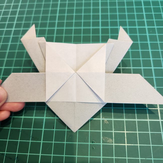 ポケモンの折り紙 レシラムの折り方作り方(16)