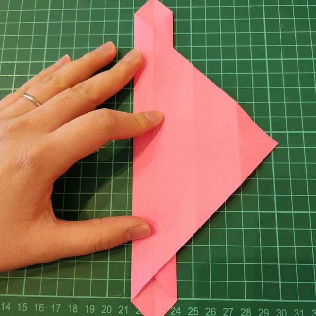 ポケモンZリング(ゼットリング)の折り紙の折り方作り方②リング後半(1)